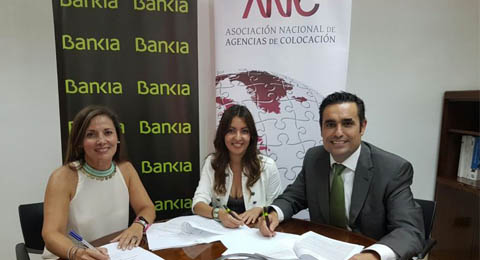 ANAC y BANKIA firman un acuerdo de colaboración para el fomento de las agencias de colocación