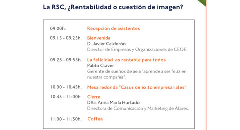 Alares agenda RSC