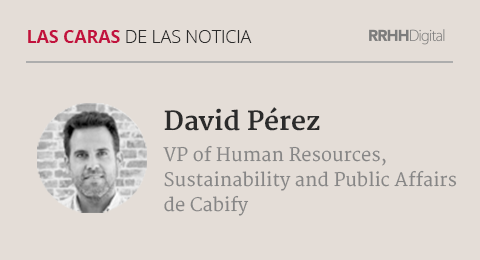 David Pérez, VP of Human Resources, Sustainability and Public Affairs de Cabify