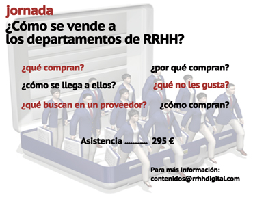 ¿Qué jornada sobre ventas a departamentos de RRHH se va a celebrar en breve?